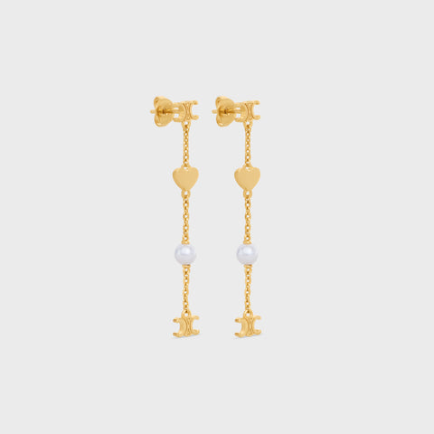 Boucles d'oreilles Coeur 18 carats