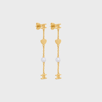 Boucles d'oreilles Coeur 18 carats