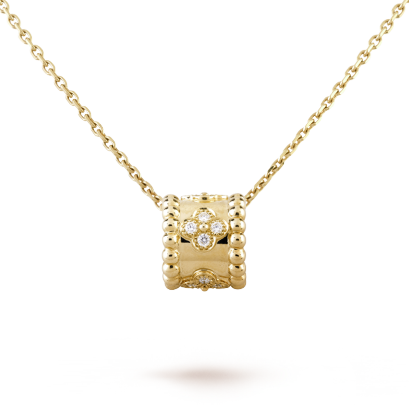 18K Van Cleef & Arpels Perlée Clovers Pendant Necklace