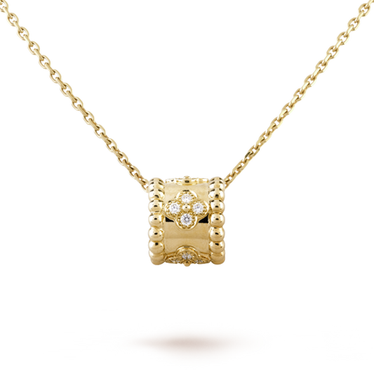 18K Van Cleef & Arpels Perlée Clovers Pendant Necklace