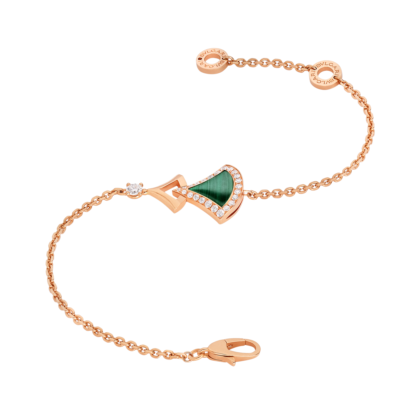 Bracelet Malachite Rêve des Divas 18K