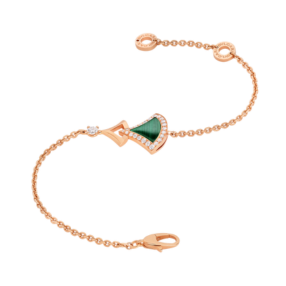 Bracelet Malachite Rêve des Divas 18K