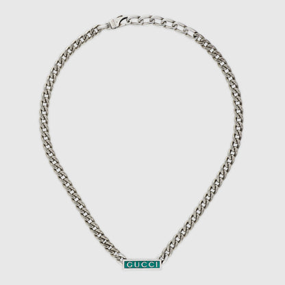 Gucci Enamel Chain Necklace