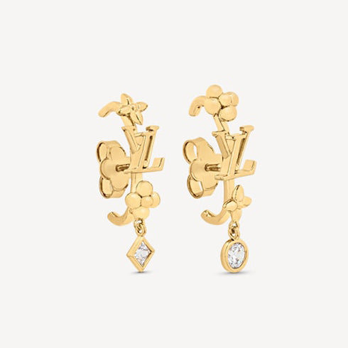 Boucles D'oreilles Louis Dans Le Ciel 18 Carats