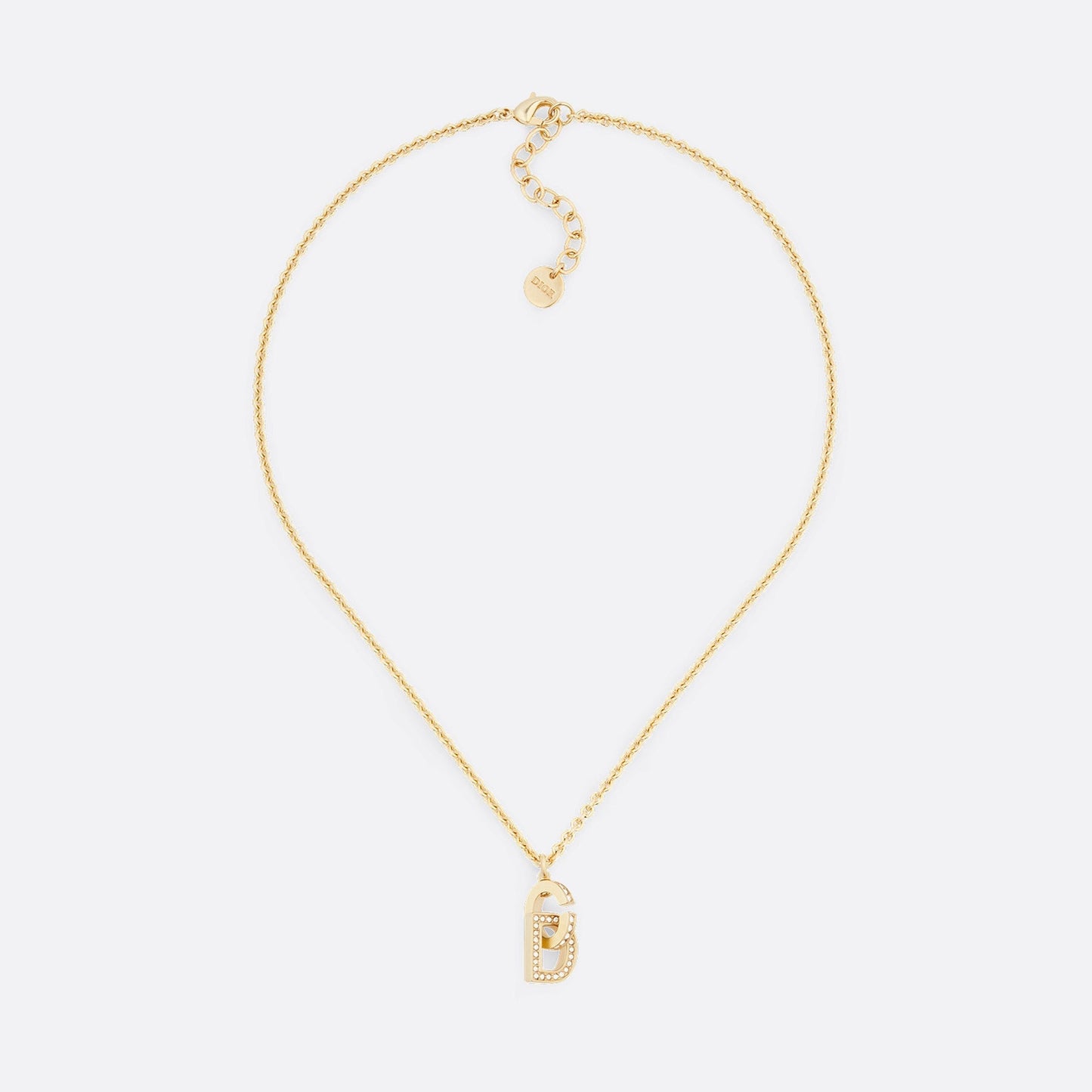 18K Dior CD Lock Necklace