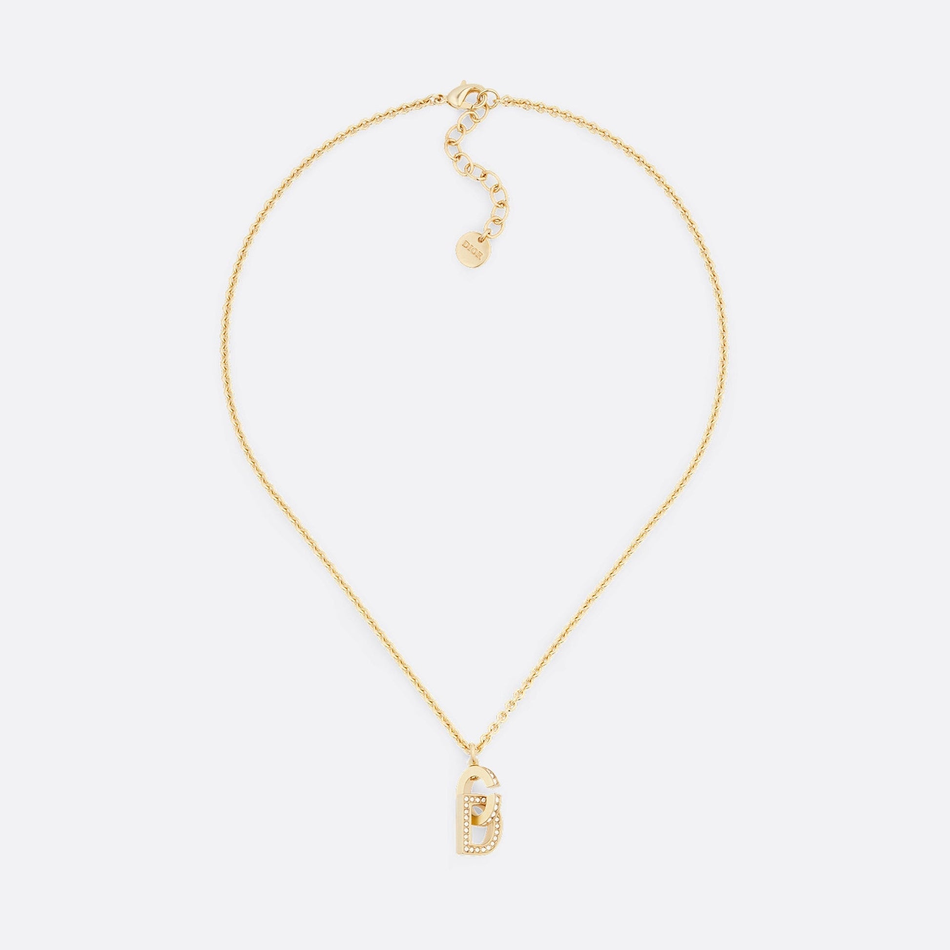 18K Dior CD Lock Necklace