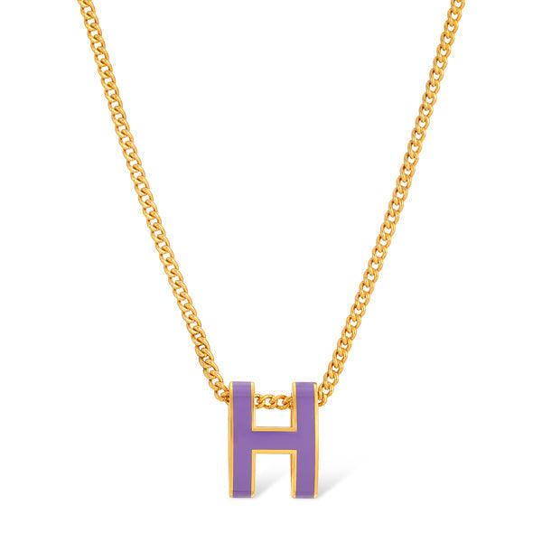 Collier violet Mini Pop H 18 carats