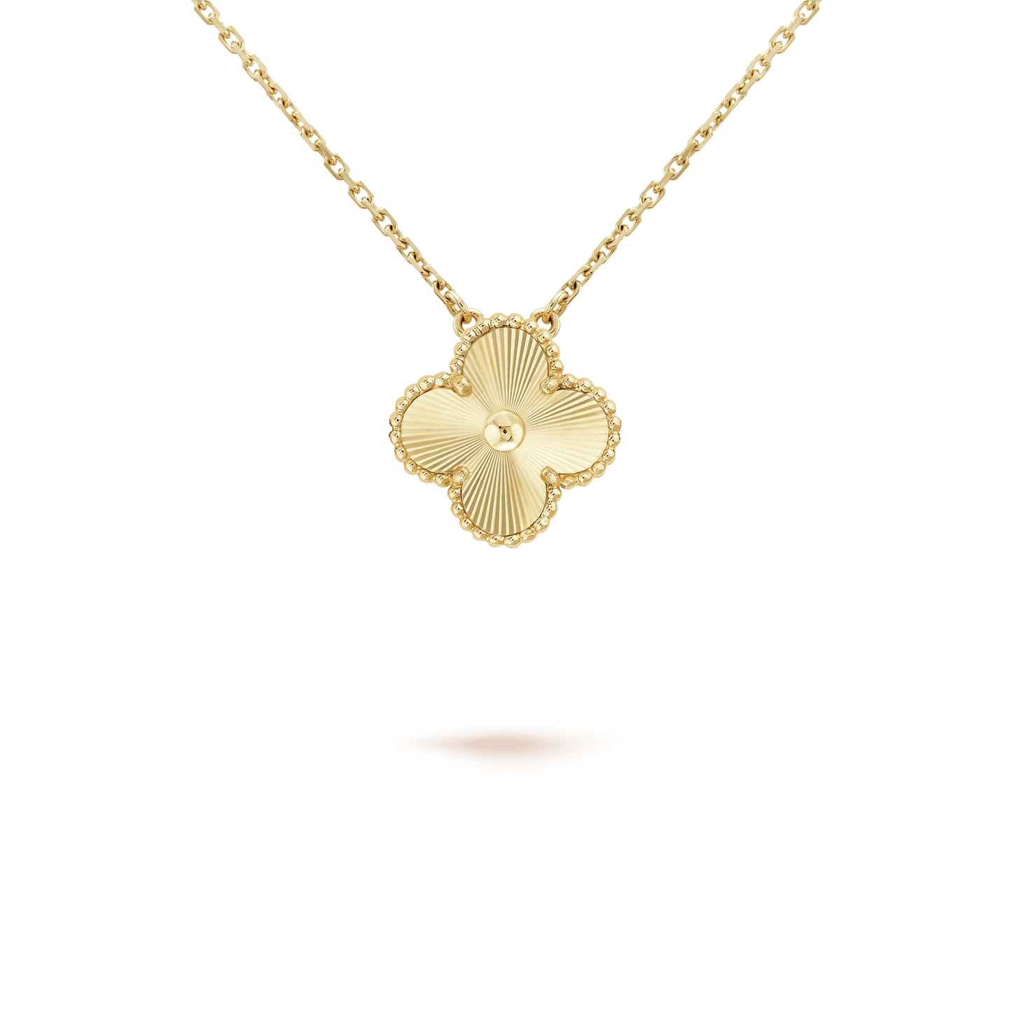 18K Van Cleef & Arpels Vintage Alhambra Pendant Necklace