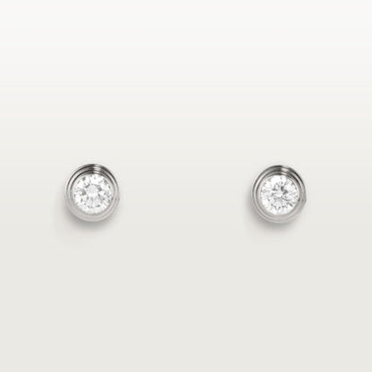 Boucles d'oreilles moyennes D'amour 18 carats