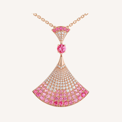 18K BV DIVAS' DREAM Pink Diamonds Necklace