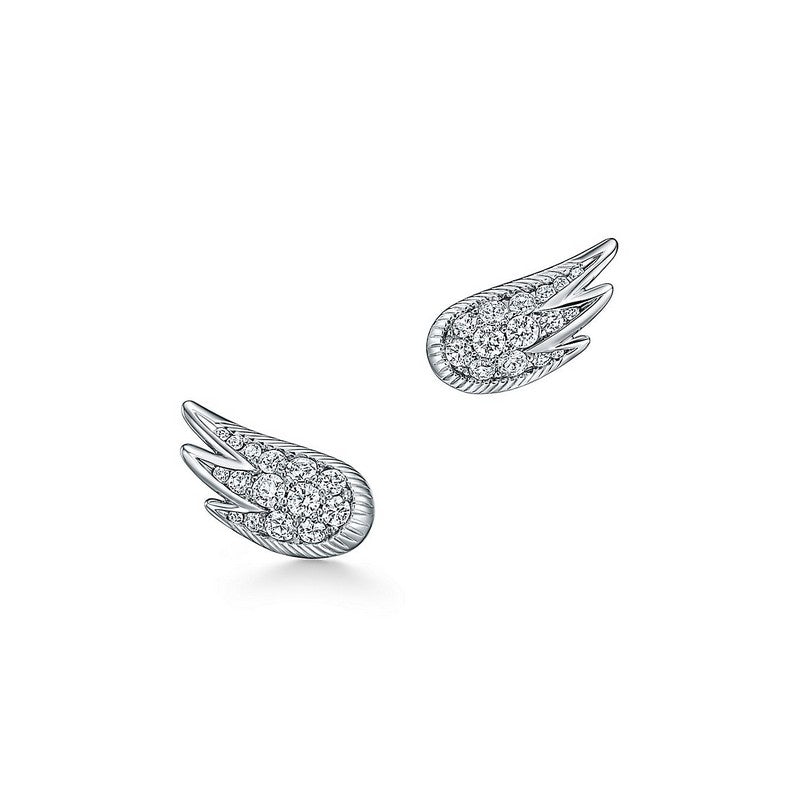 Tiff Bird on a Rock by Tiffany Drop Earrings