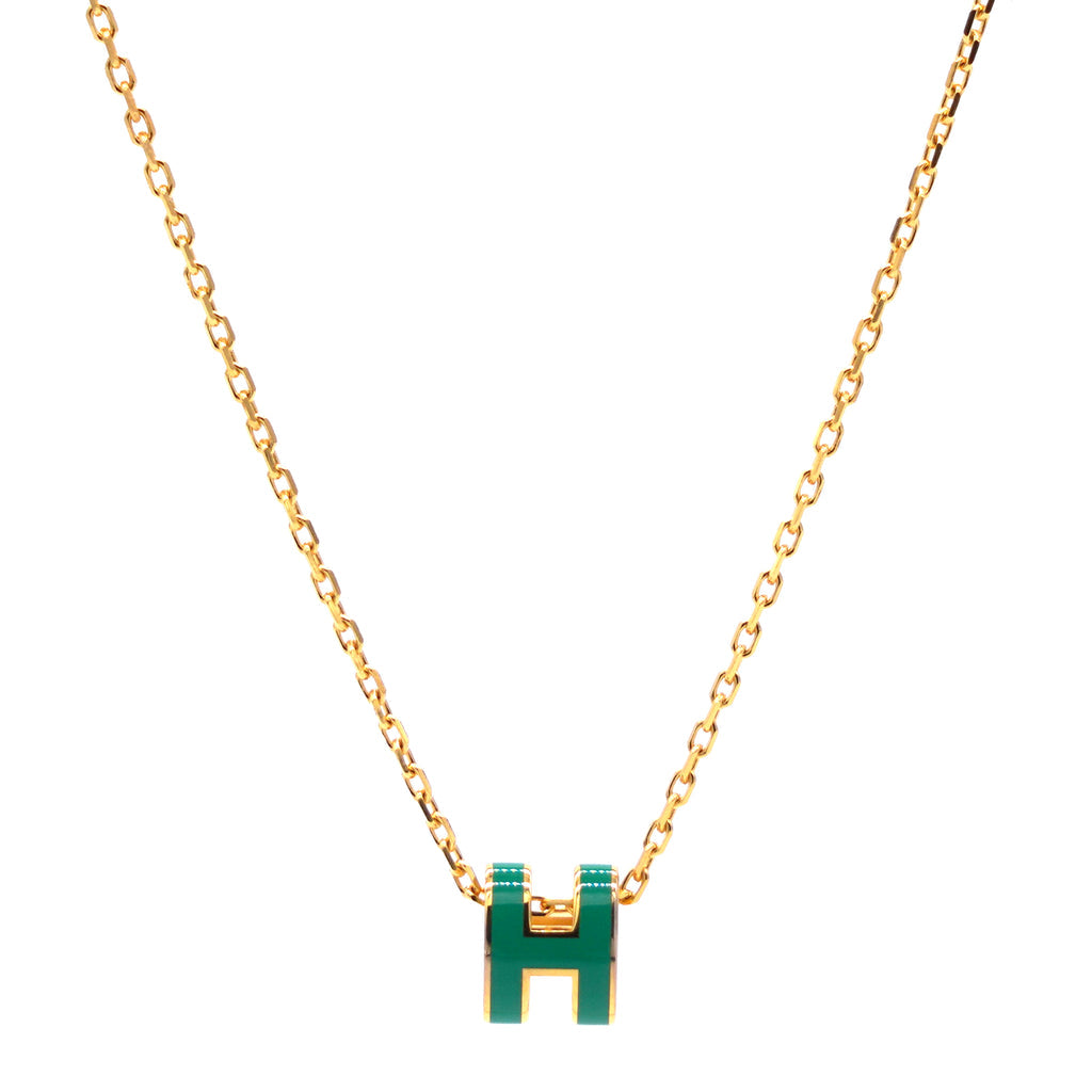 Collier vert Mini Pop H 18 carats