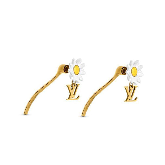 Boucles d'oreilles Louis Jardinage 18K