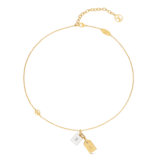 18K Louis Nanogram Necklace