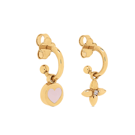 18K Louis Iconic Heart Earrings