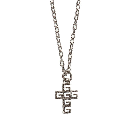 GUCCI Cross Pendant Necklace