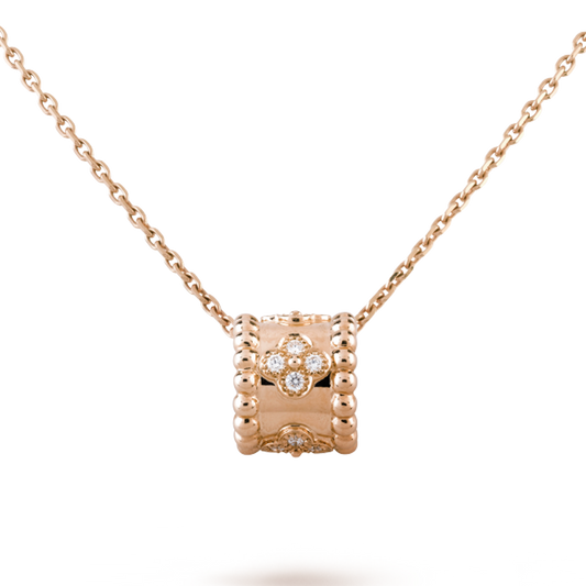 18K Van Cleef & Arpels Perlée Clovers Pendant Necklace