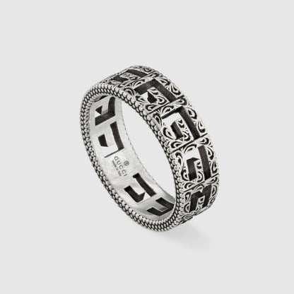 Gucci Square G 5mm Ring