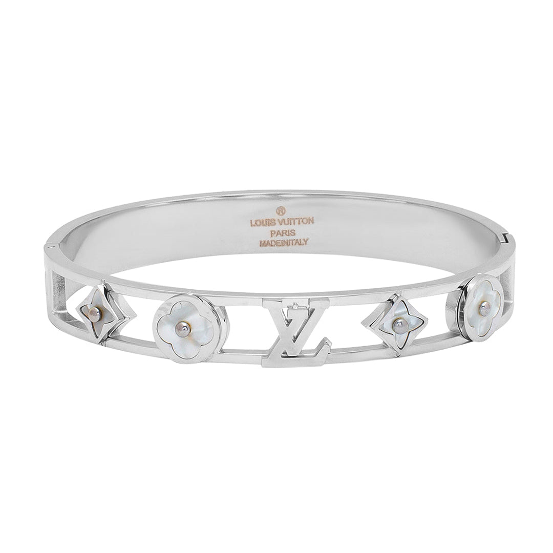 Bracelet clouté en cristal Louis 18 carats