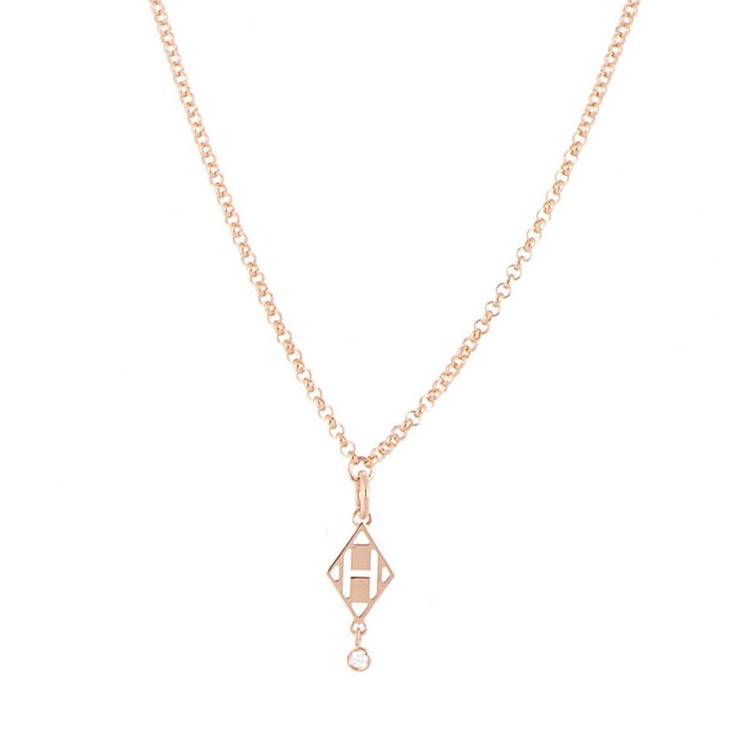 18K Gambade Pendant H Necklace