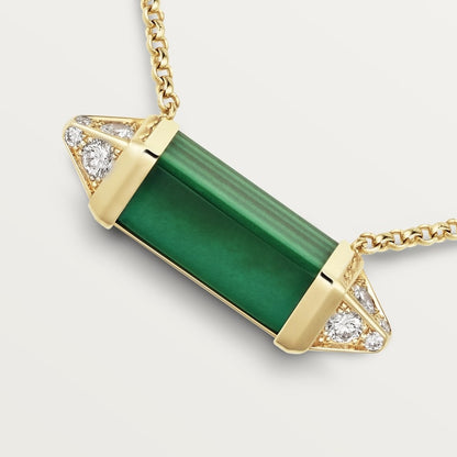 18K Les Berlingots De Malachite Necklace