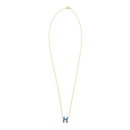 Collier bleu Mini Pop H 18 carats