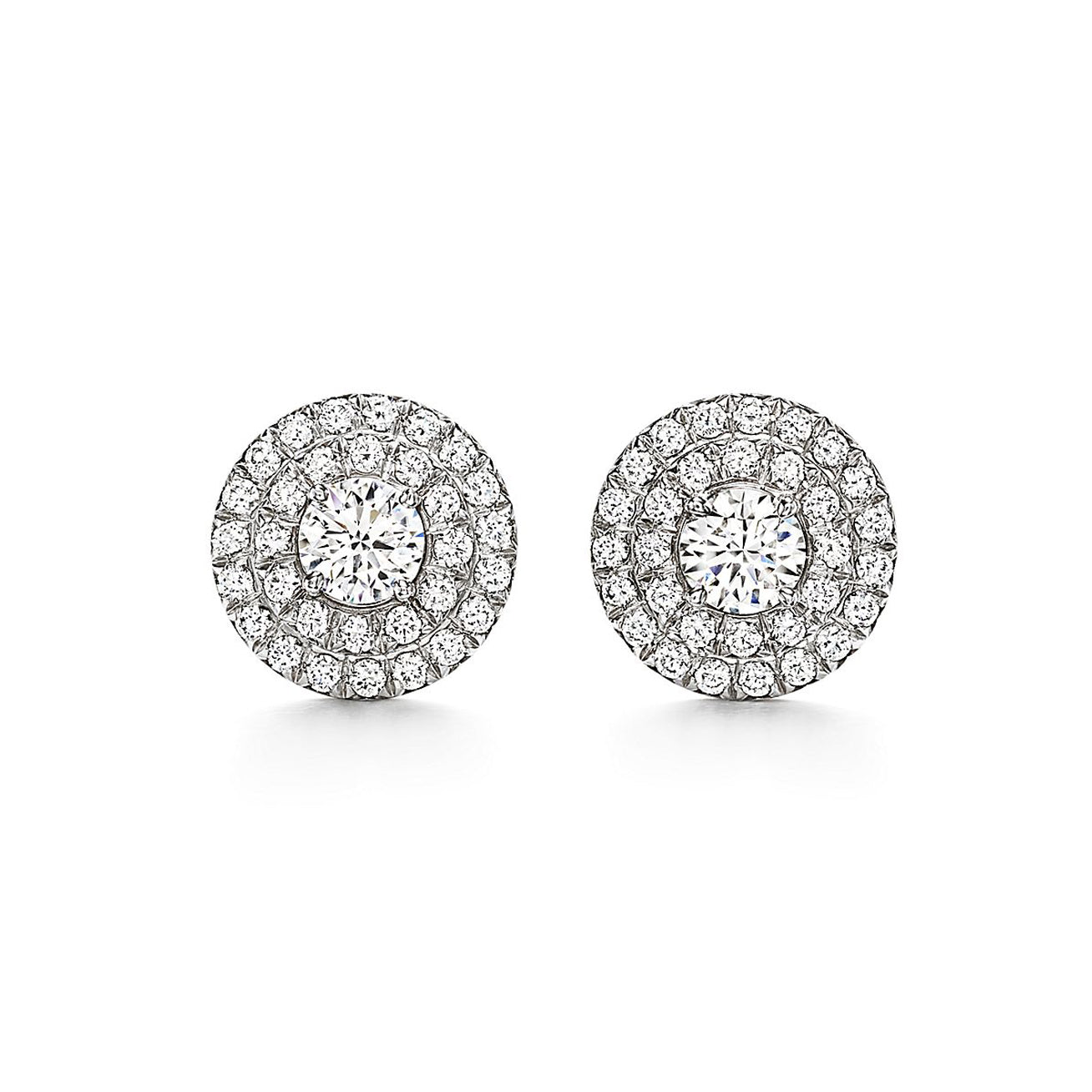 18K T Soleste Diamonds White Gold Earrings