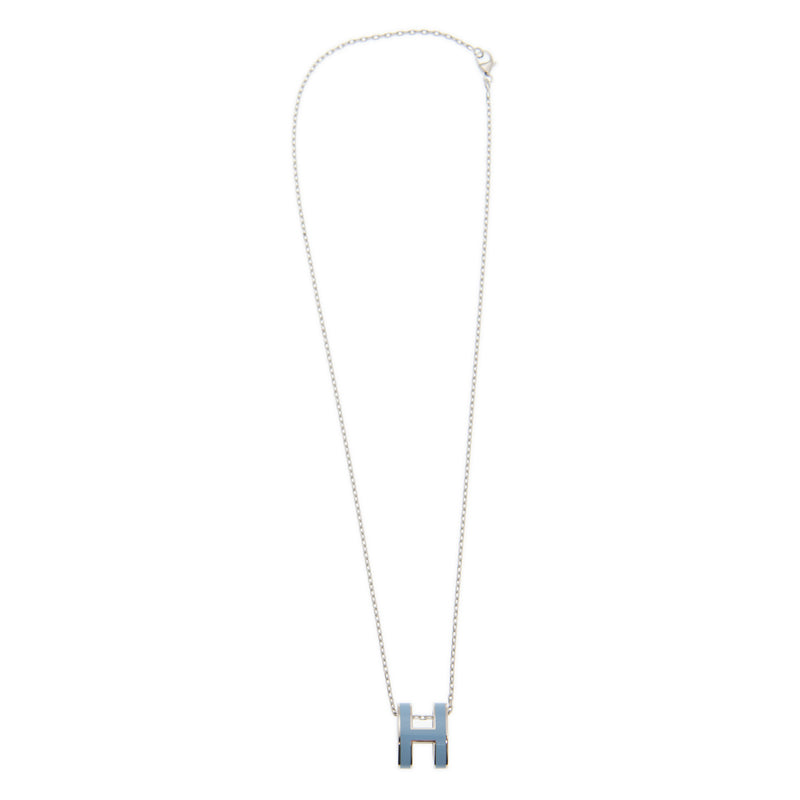 Collier bleu Mini Pop H 18 carats