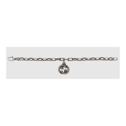 Double G Striped Pendant Bracelet