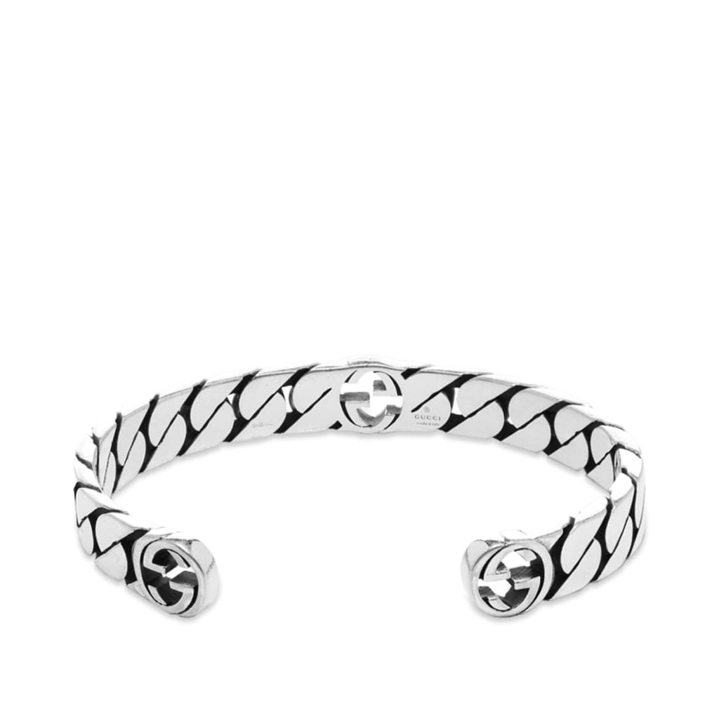 Double G Interlocking G Rigid Bracelet