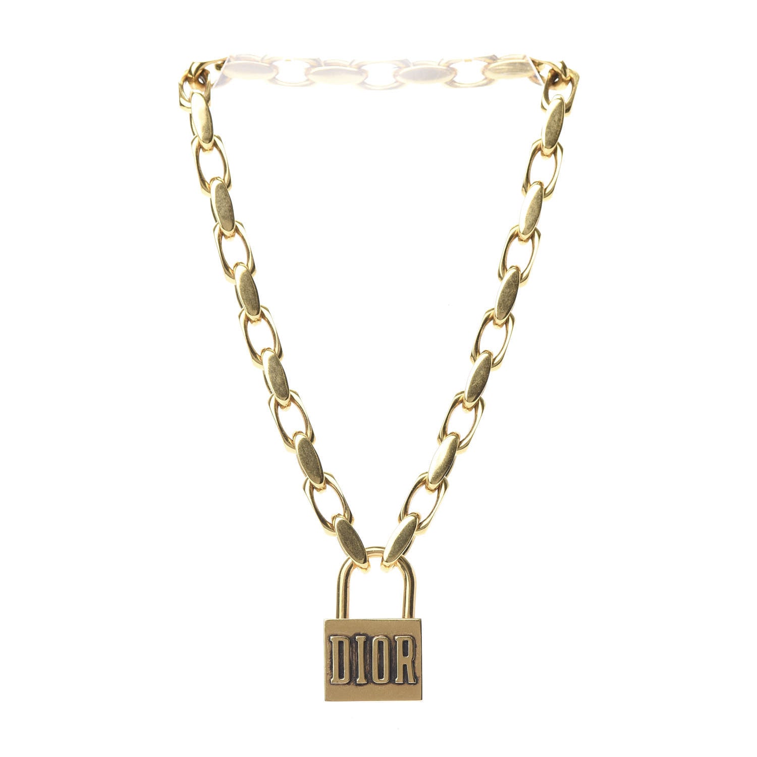 18K Dior Lucky Locket Choker Necklace