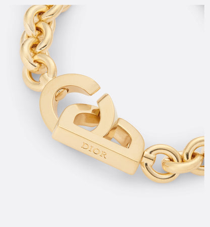 Bracelet cadenas CD 18 carats