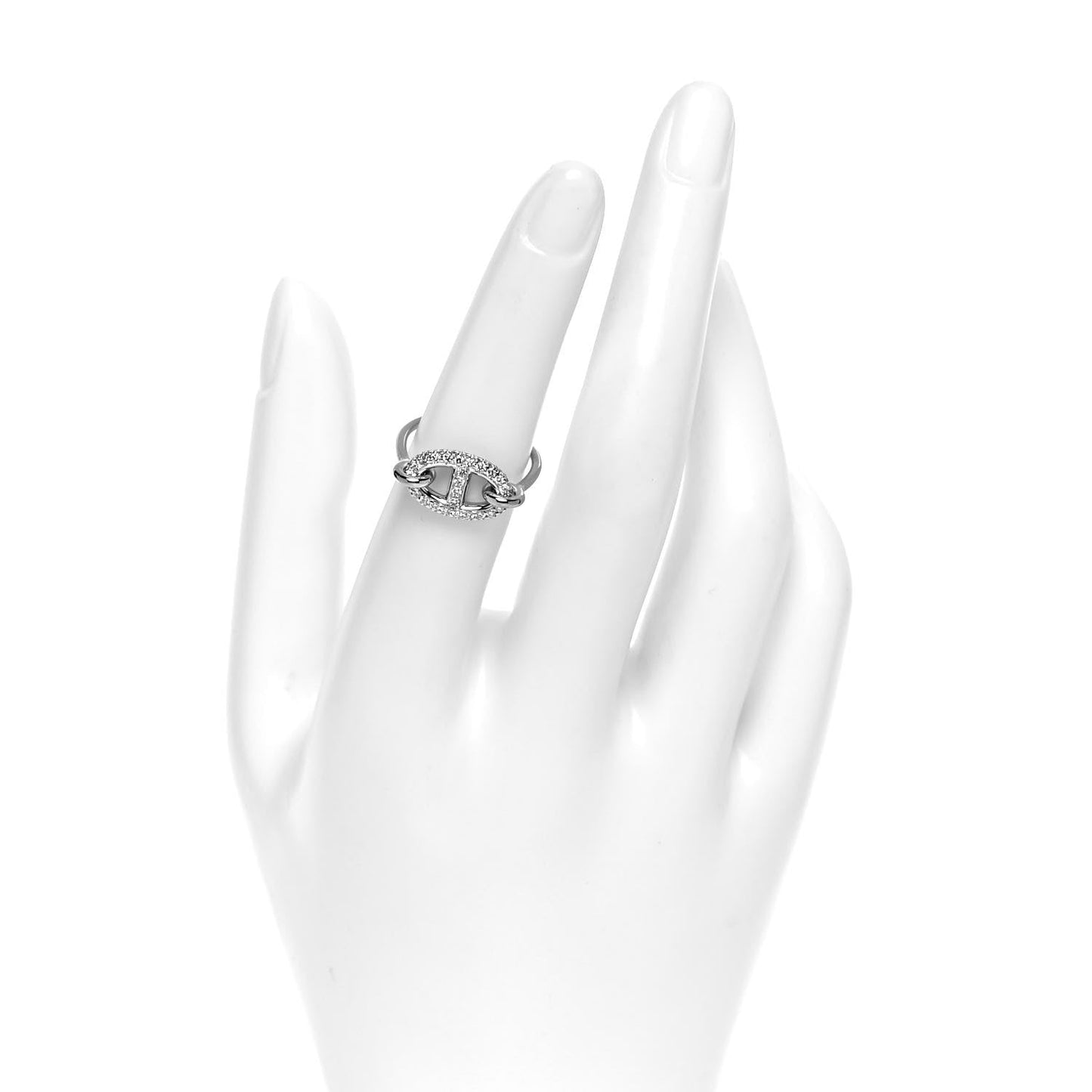 18K Farandole Diamond H Ring