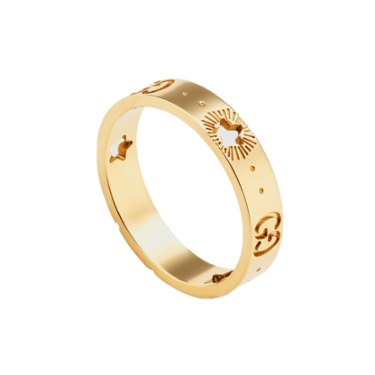 18K Gucci Icon Yellow Gold Ring