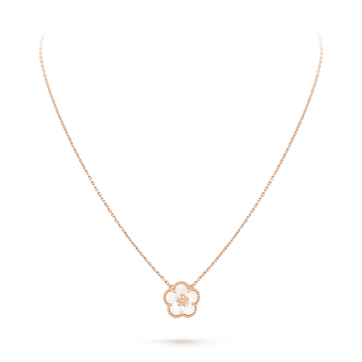 18K Lucky Spring Pendant Clover Necklace