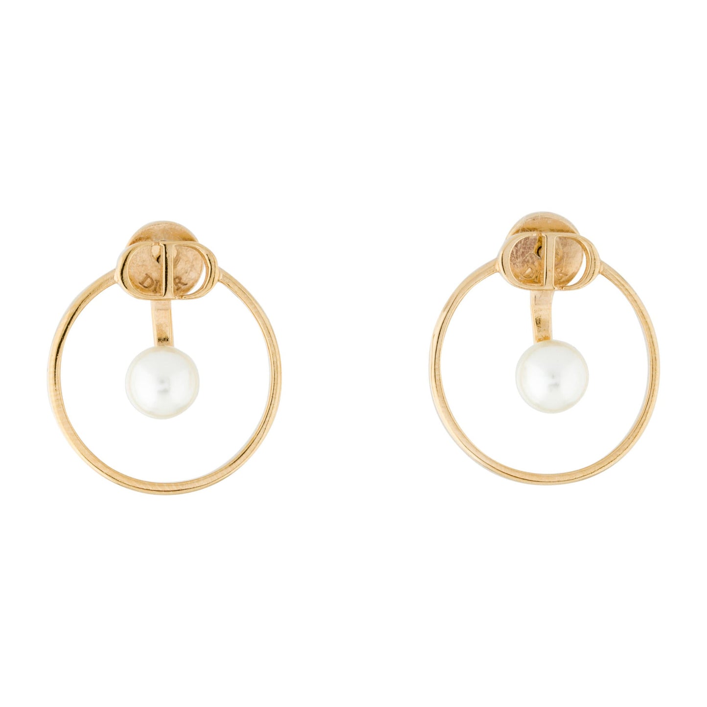 18k Dior 30 Montaigne Pearls Earrings