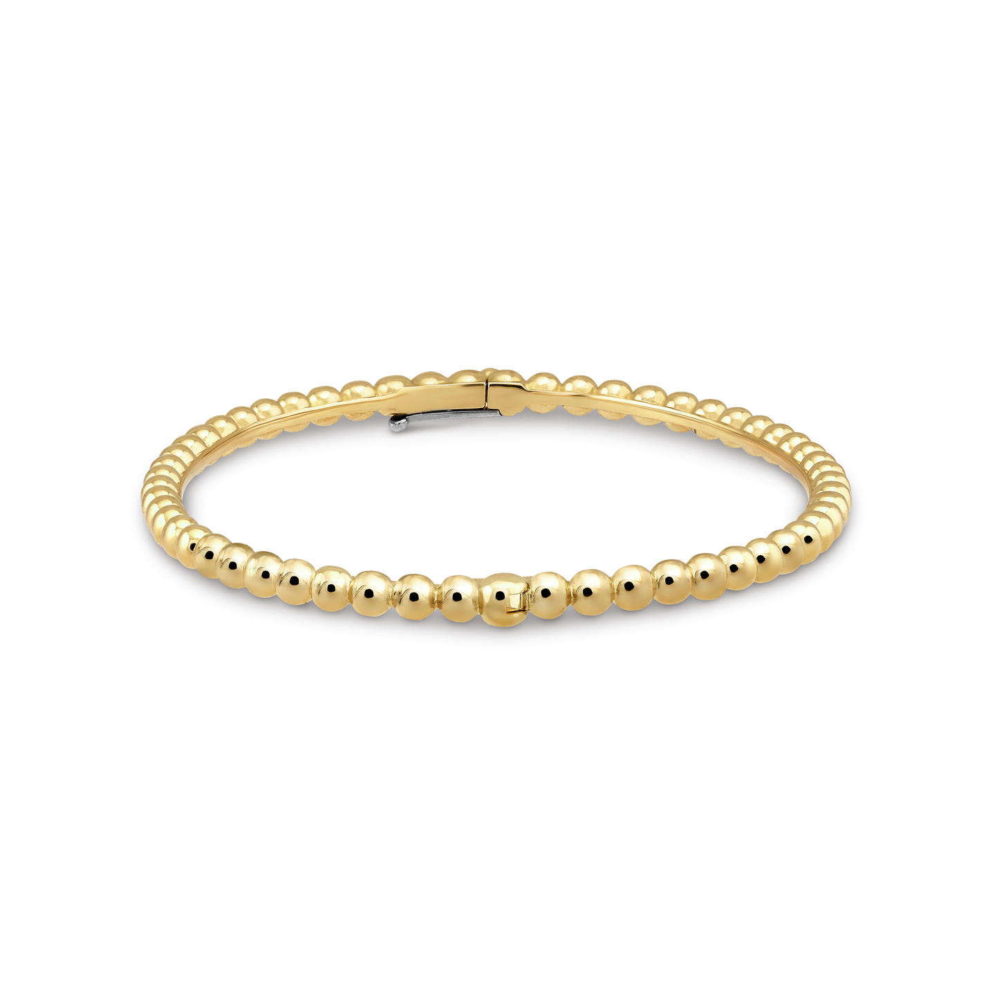 18K Yellow Gold Perlée Pearls Bracelet