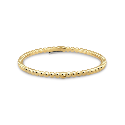 18K Yellow Gold Perlée Pearls Bracelet