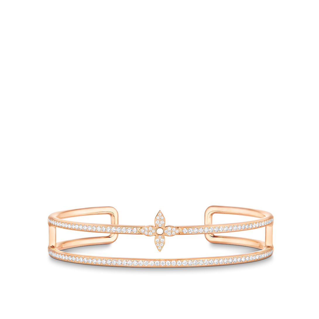 Bracelet à deux rangs Louis Idylle Blossom 18 carats