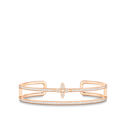 Bracelet à deux rangs Louis Idylle Blossom 18 carats