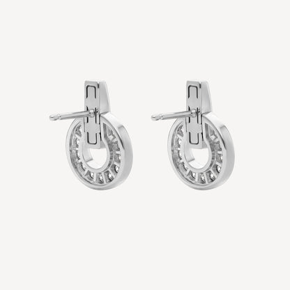 18K BV White Gold Earrings