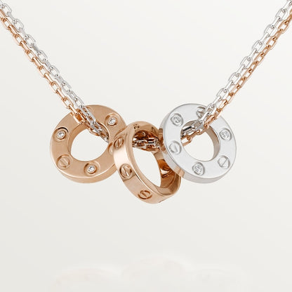 18K Love 6 Diamonds Necklace