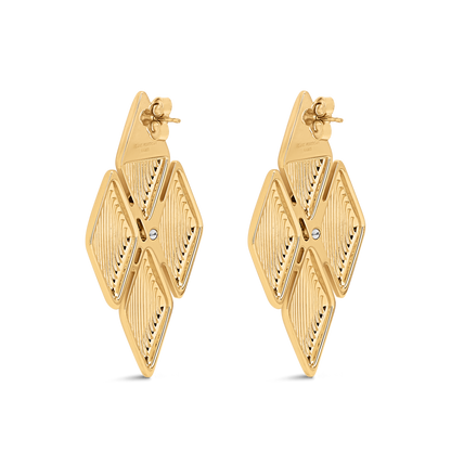 Boucles d'oreilles Louis GO-14 18 carats