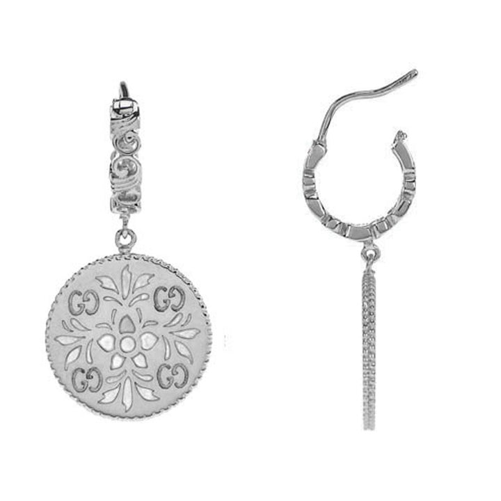 Boucles d'oreilles Double GG Icon Blooms 18 carats