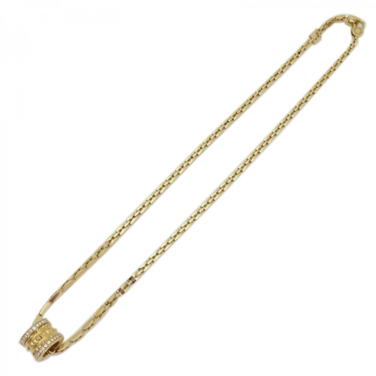 18K  B.ZERO1  Diamonds Chain Link Necklace