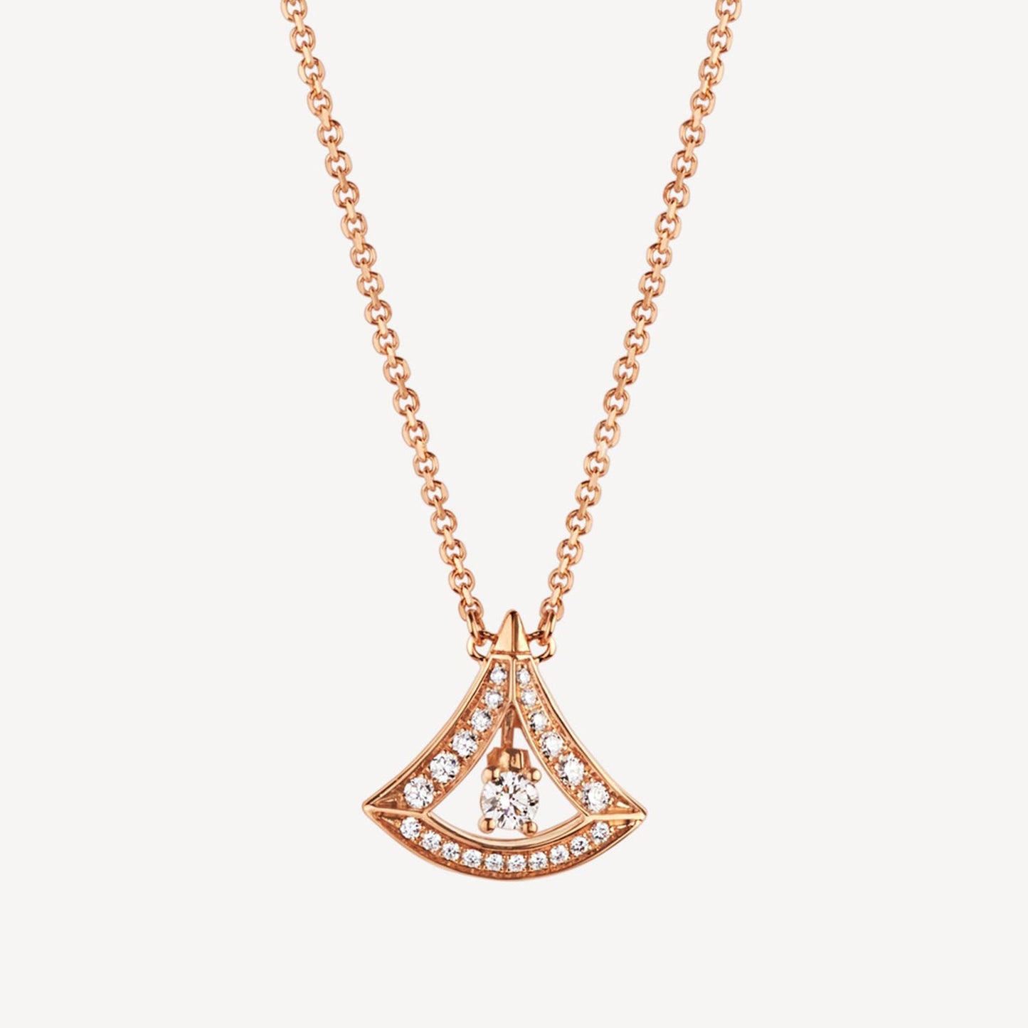 18K BVLGARI Divas' Dream Pavé Diamond Openwork Necklace