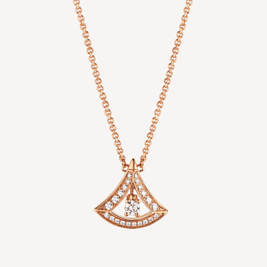 18K BVLGARI Divas' Dream Pavé Diamond Openwork Necklace