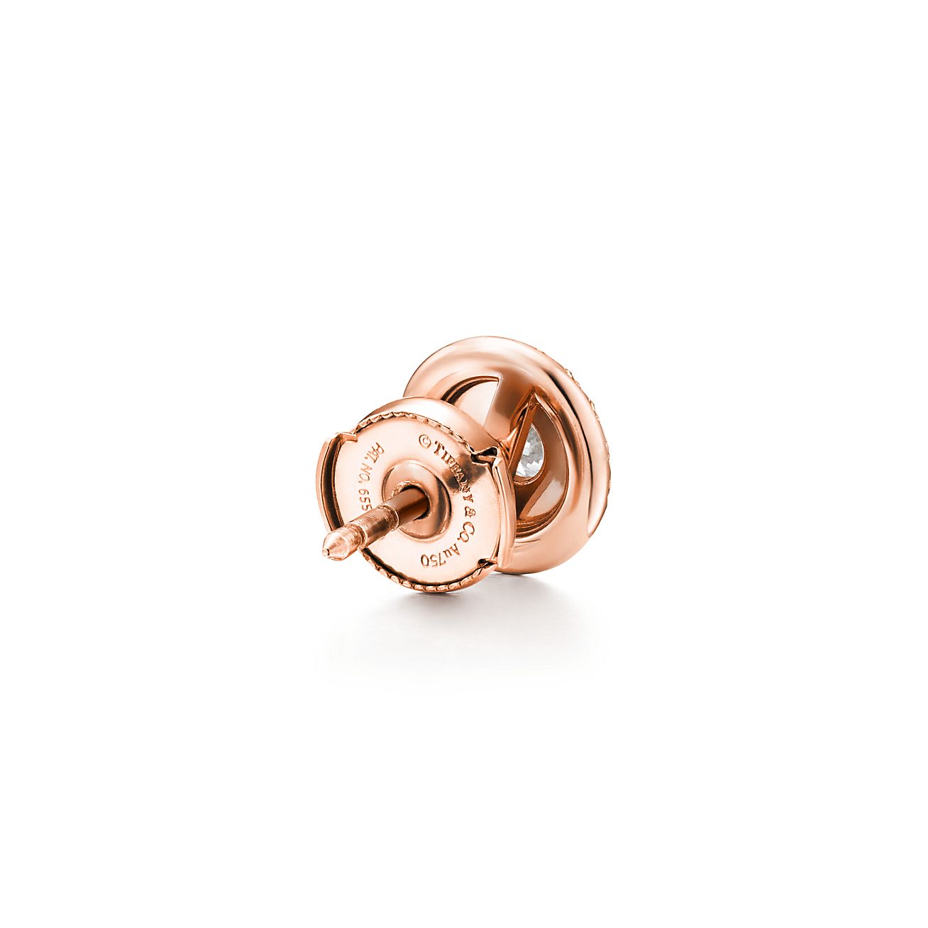 18K T Soleste Diamonds Rose Gold Earrings