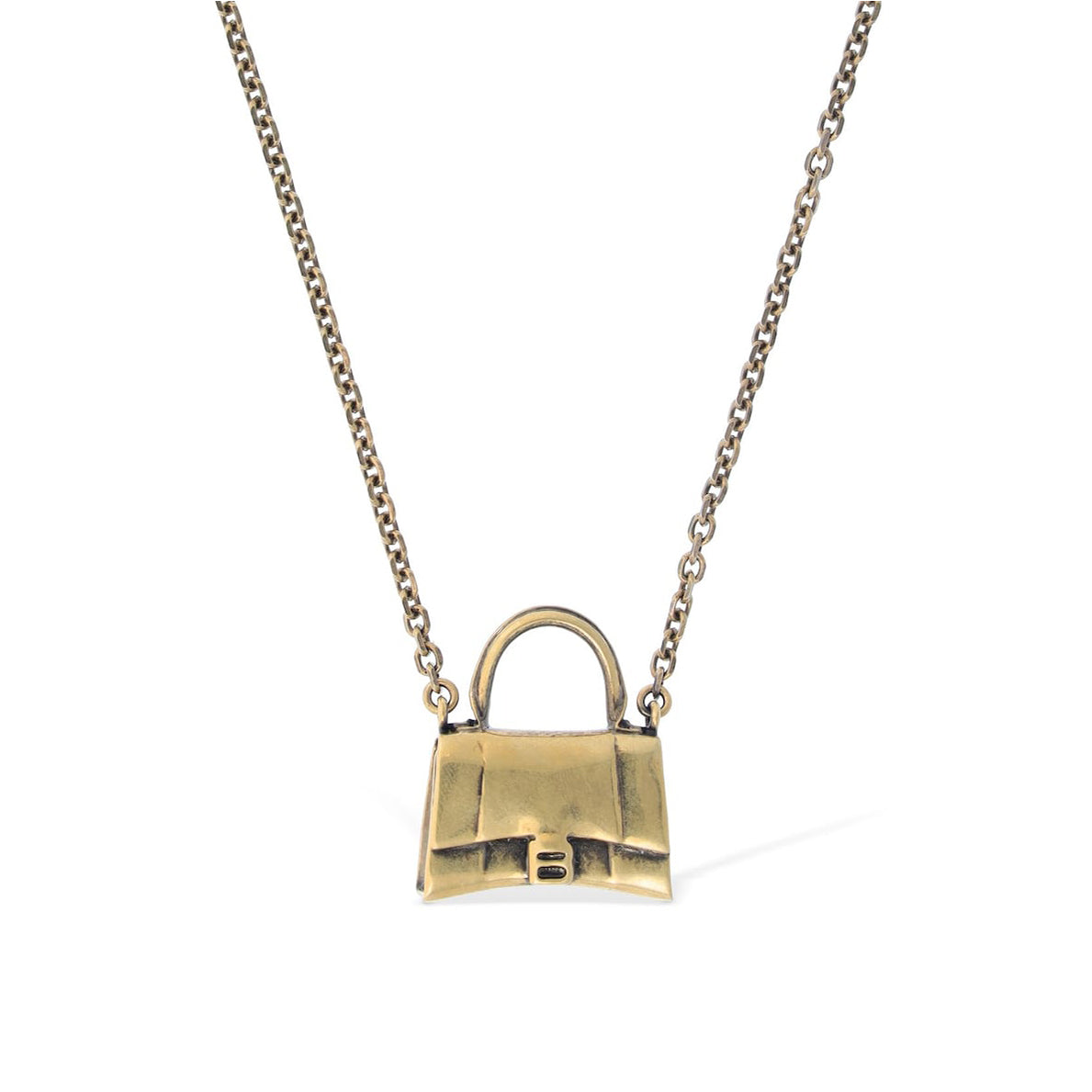 18K Balenciaga Hourglass Bag Necklace