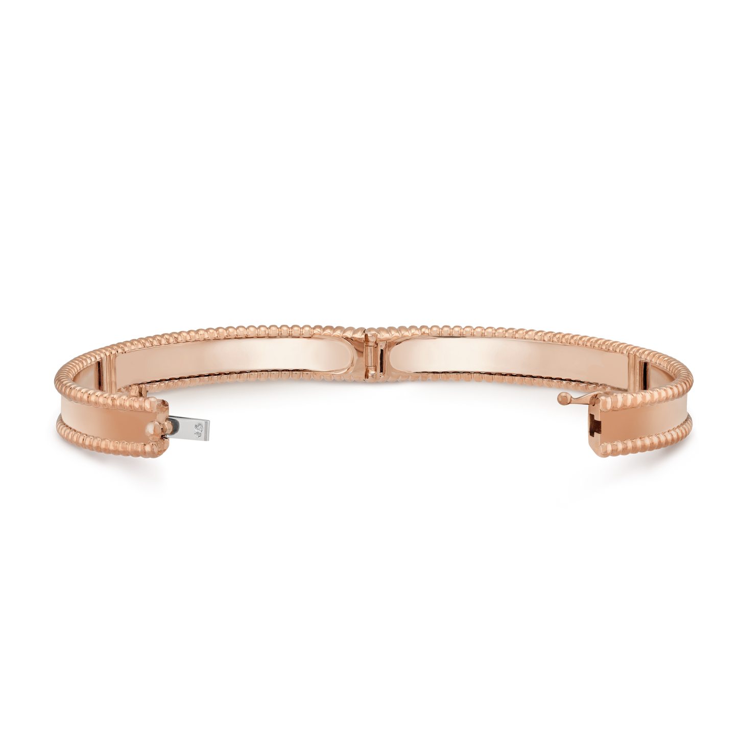 18K Rose Gold Perlée Signature Bracelet